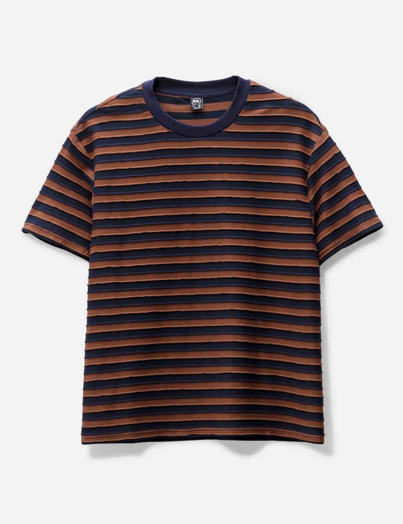 Brain Dead - DENNY BLAINE STRIPED T-SHIRT | HBX - Globally Curated