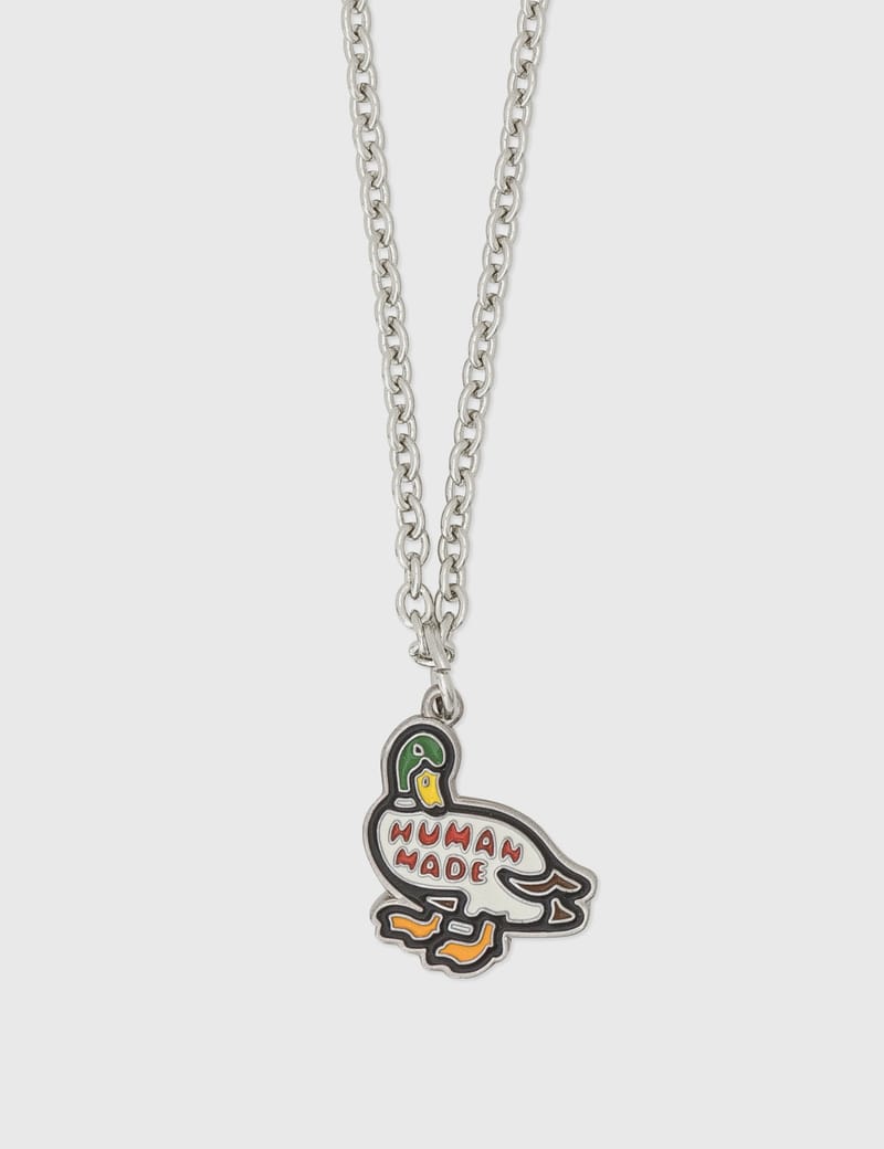 HUMAN MADE DUCK NECKLACE Silver-