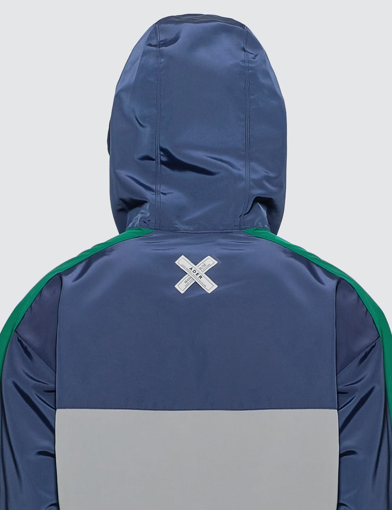 Maison Kitsuné - Ader Error X Maison Kitsune Line Zip-Up Hoodie | HBX