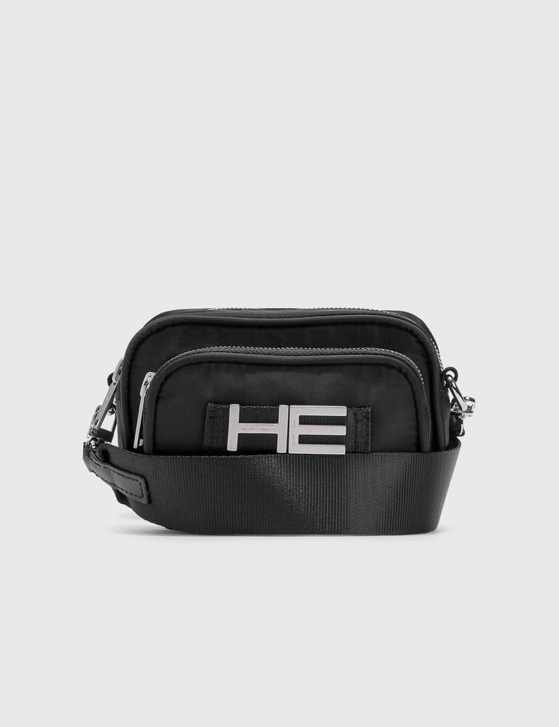HELIOT EMIL ブラックボディバッグ Shop Black Womens PUMA X HELIOT EMIL Sling Bag – Shoebacca