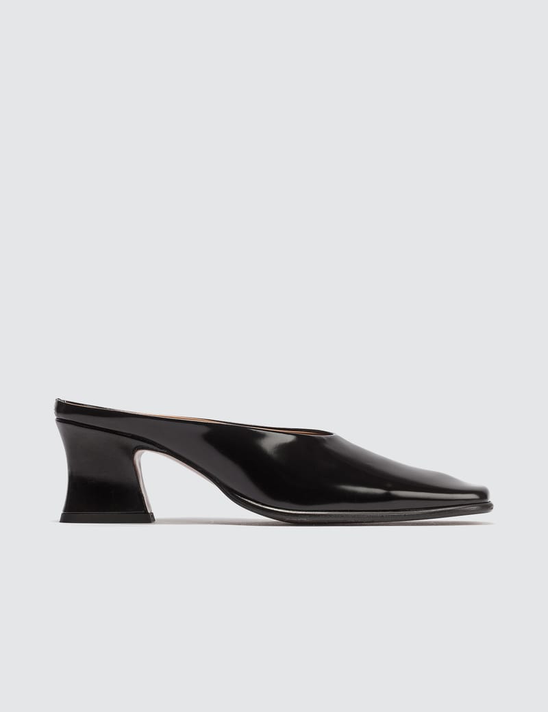 BY FAR Black Kim Regent Mules HBX Globally Curated Fashion