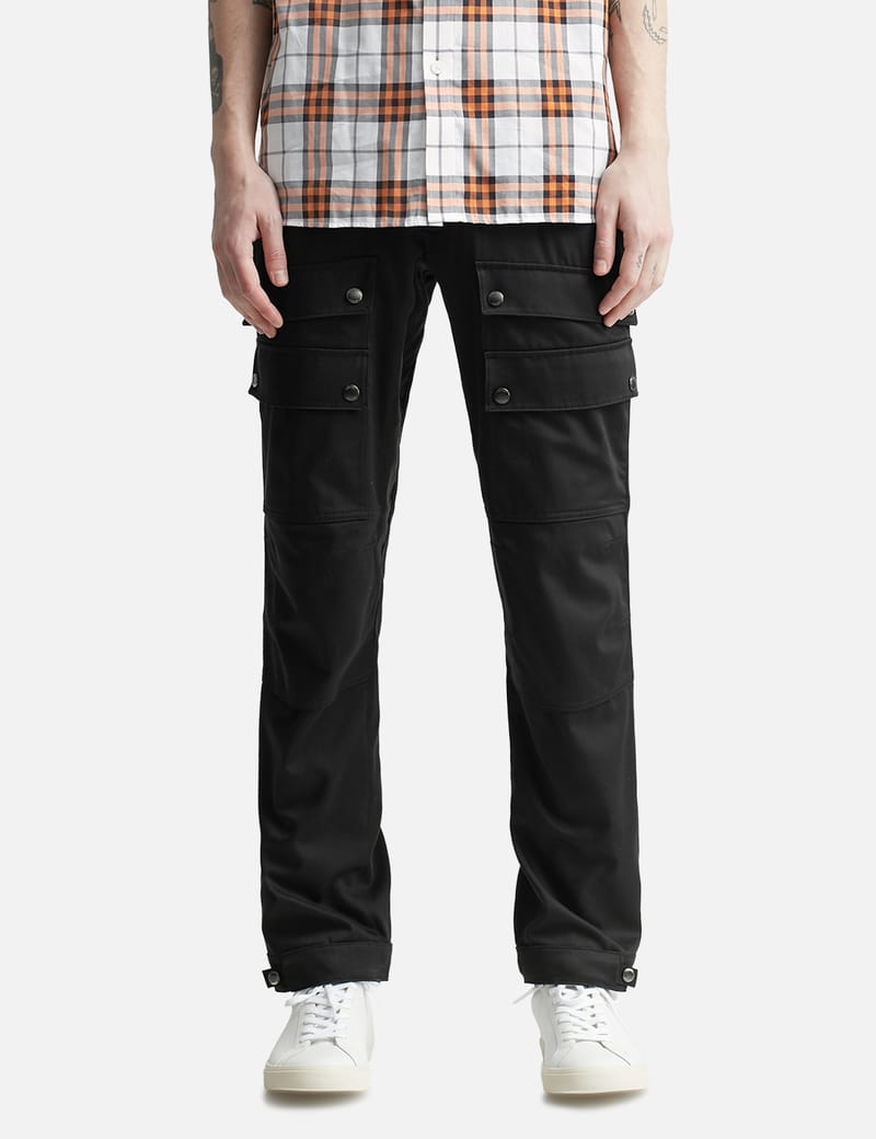 Burberry - Embroidered Logo Cotton Cargo Trousers | HBX - Globally