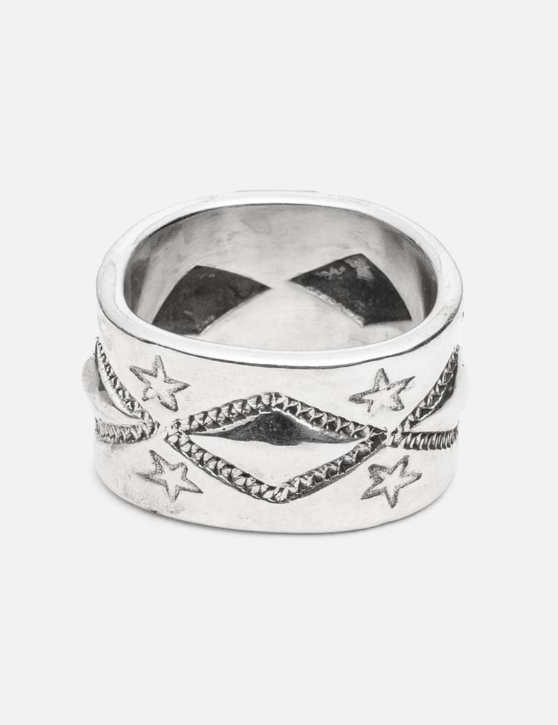 Cody Sanderson 3 Interlocking Star Ring - 2 - Sterling silver ring