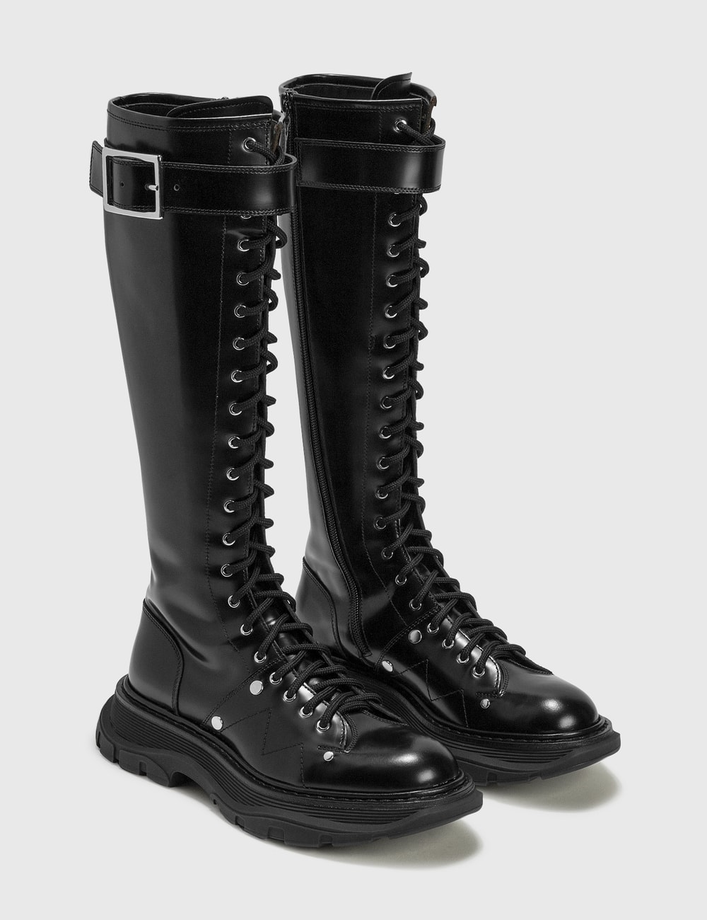 Alexander McQueen - Tread Lace Up Boots | HBX