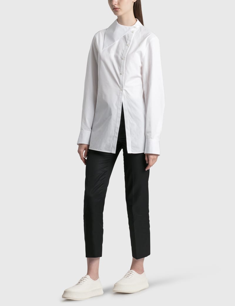 Jil Sander - Organic Cotton Poplin Shirt | HBX - Globally Curated