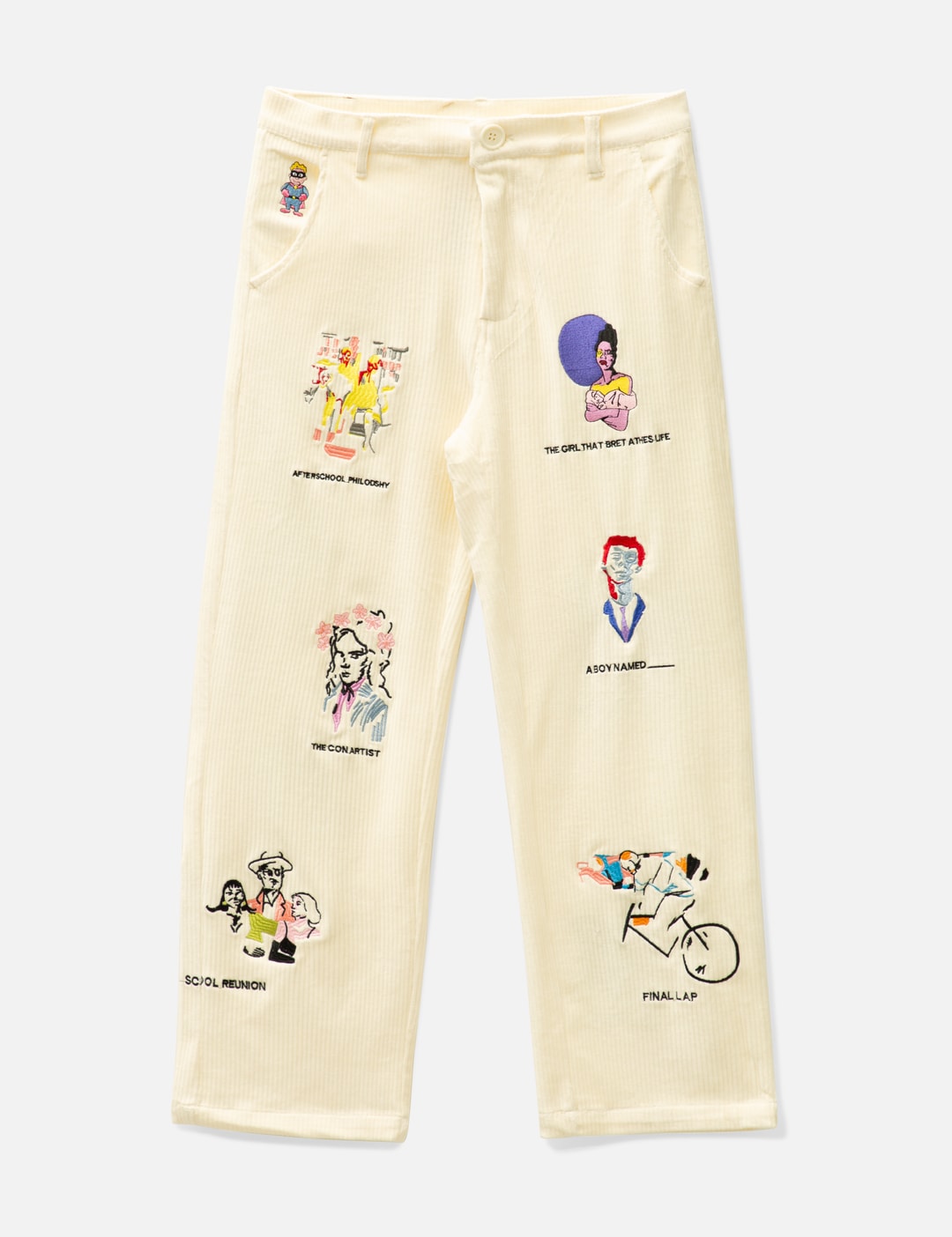 KidSuper - Museum Embroidered Cord Pants | HBX - Globally Curated ...