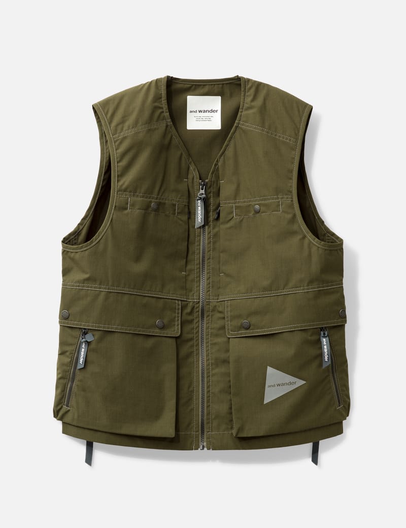 and wander】utility pocket vest | AT EASE