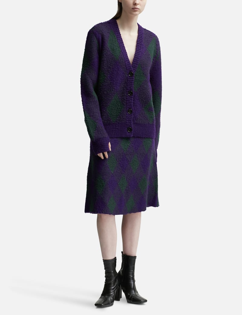 BURBERRY|SKIRTS (Argyle wool skirt (8076948)) Burberry - Argyle Wool Skirt | HBX - Globally Curated