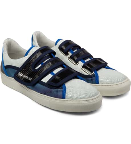 Raf Simons - White Low Velcro Sneaker | HBX