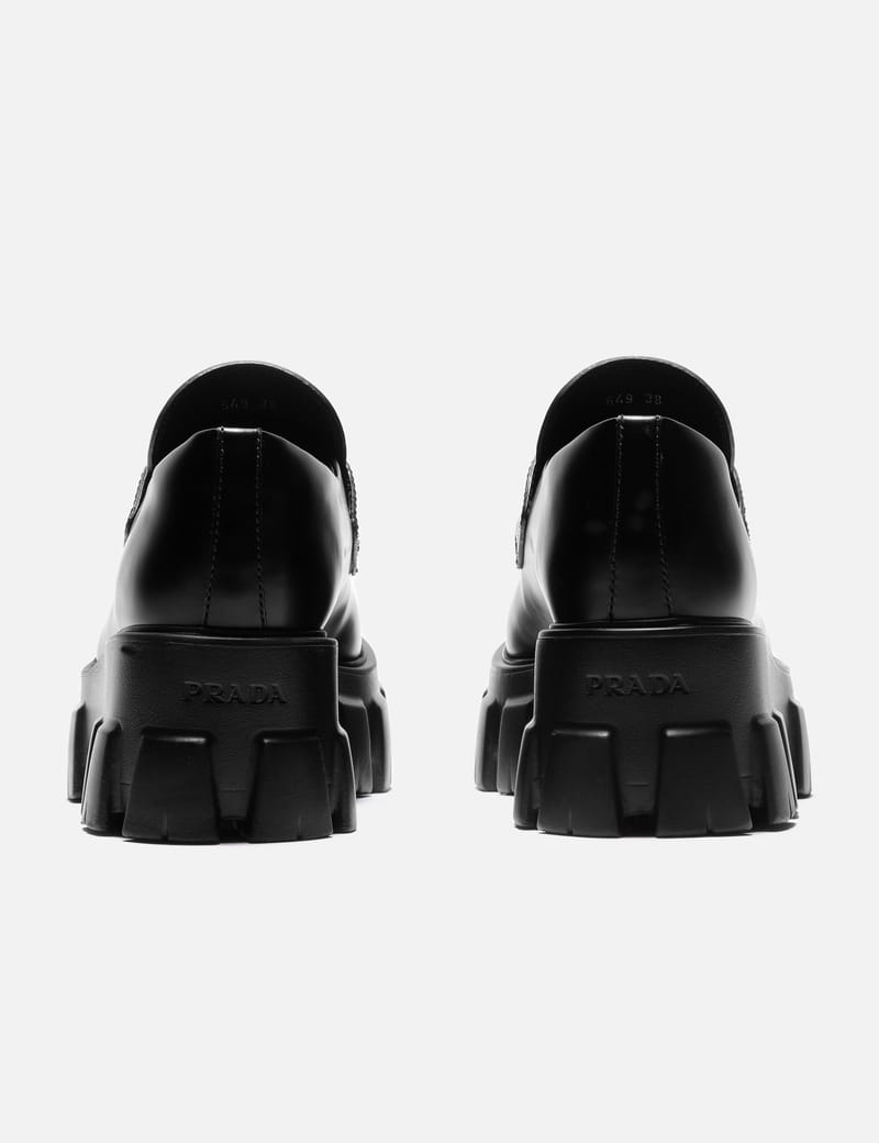 PRADA モノリス　ローファー PRADA◇モノリス パテントレザー ローファー (PRADA/ローファー