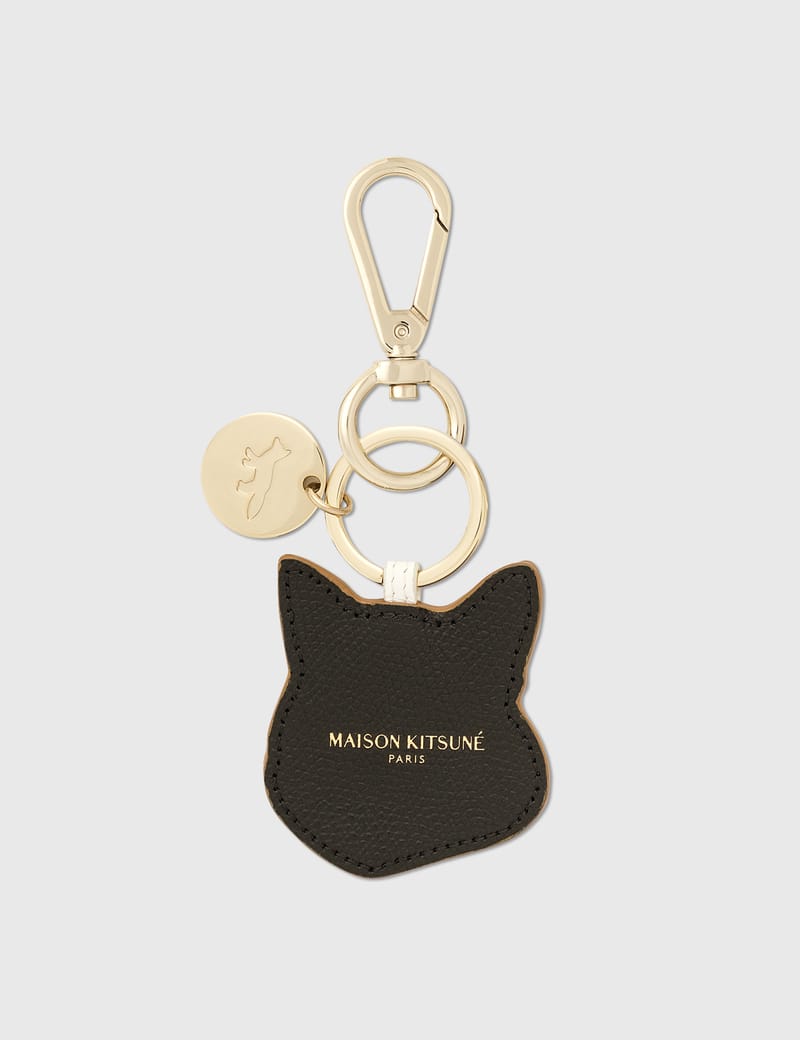 メゾンキツネ - Fox Head Leather Keyring | HBX