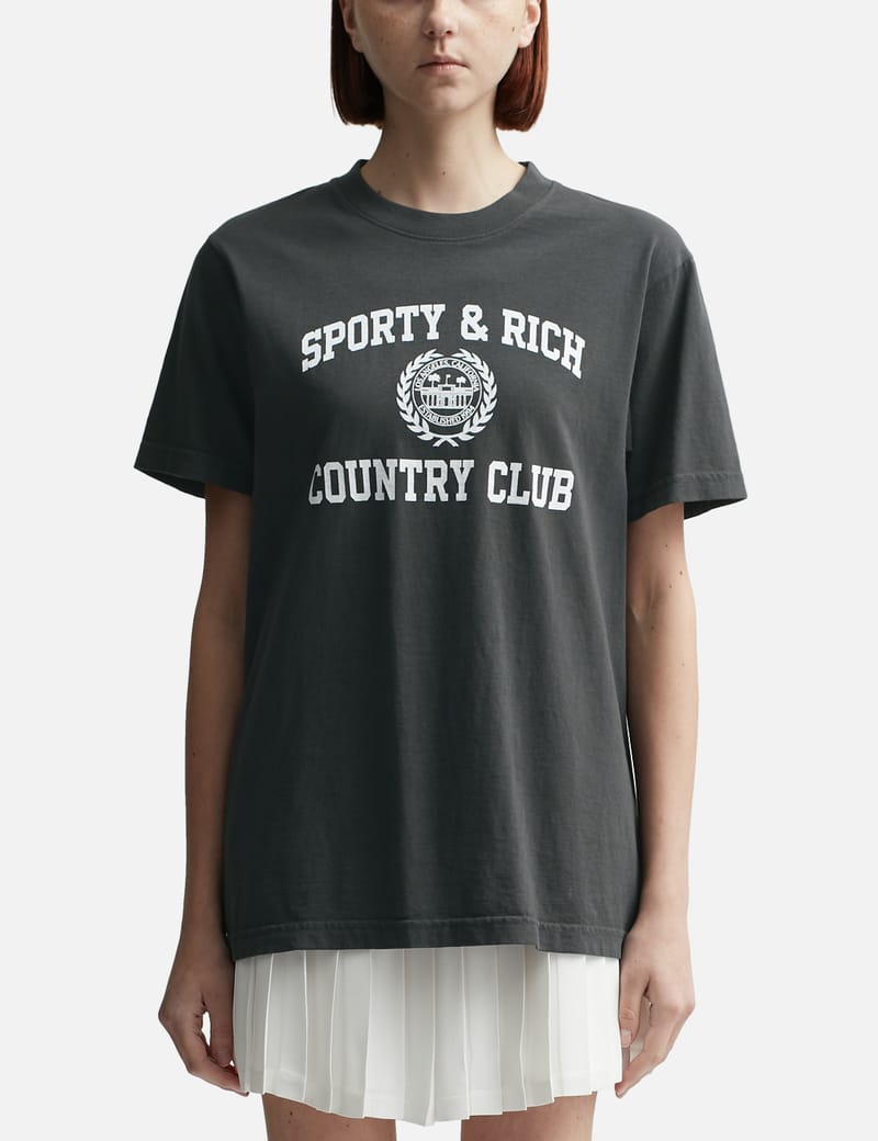 Sporty & Rich - Varsity Crest T-Shirt | HBX - Globally