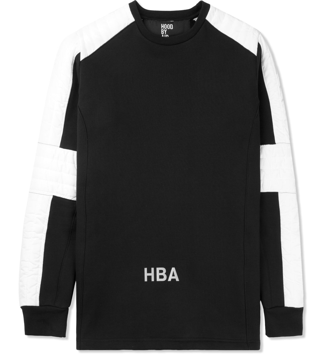 Hood By Air. Black Padded Stripe Sweater HBX HYPEBEAST 為您搜羅全球潮流時尚品牌
