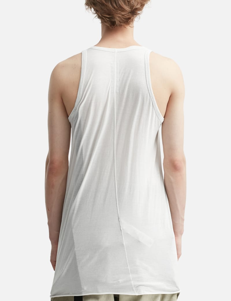 Rick Owens Drkshdw Loose Tank - Milk-wash cotton tank with