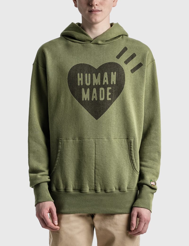 Human Made - Heart Logo Hoodie | HBX - Globally Curated Fashion