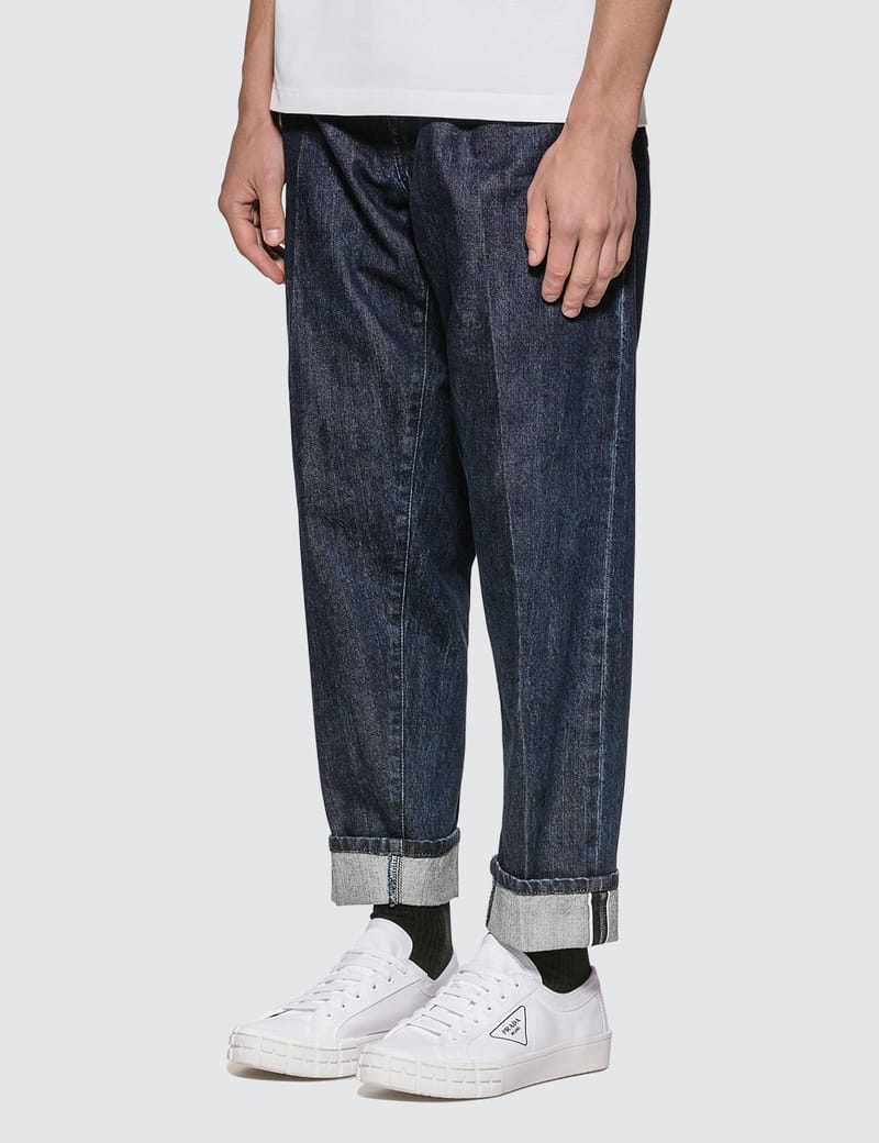 Prada Selvedge Denim Jeans Mens Pants Size 30 ( Fit 34
