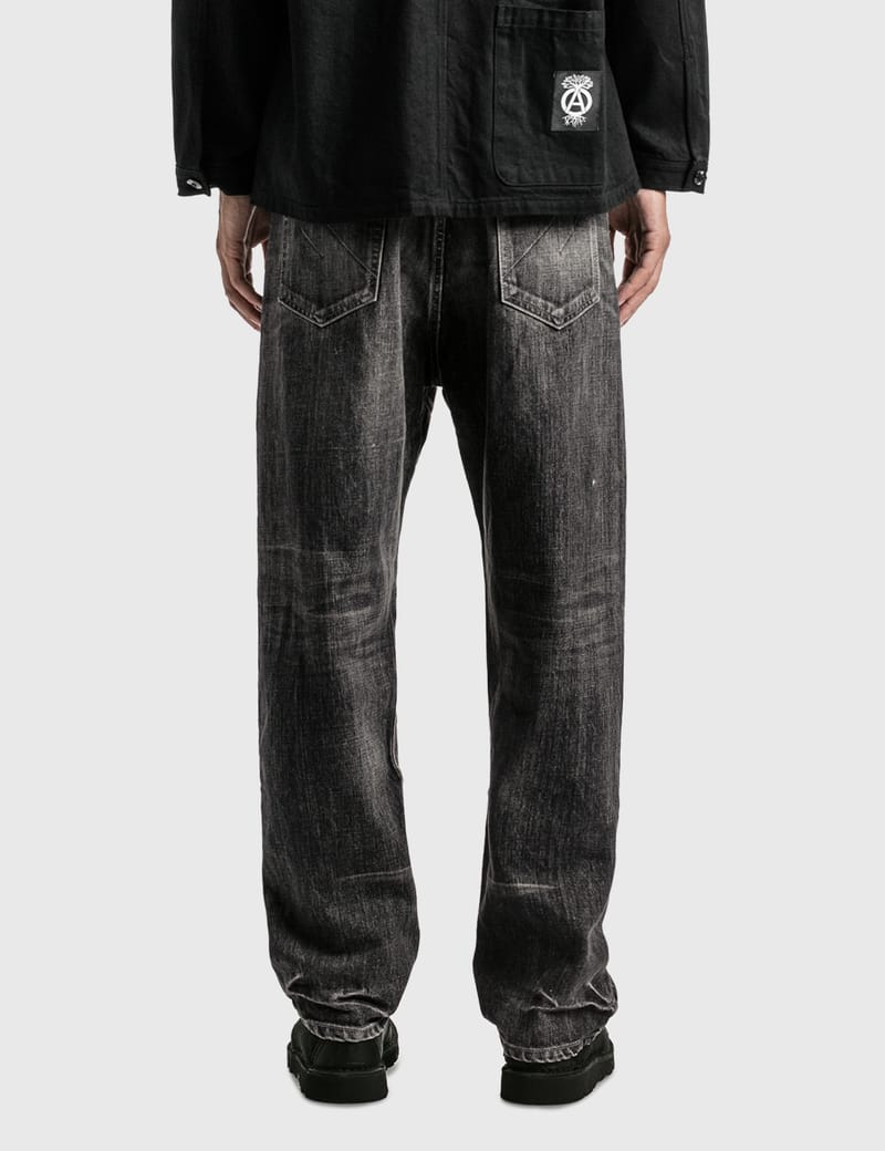 NEIGHBORHOOD - Washed Denim Basic Pants | HBX