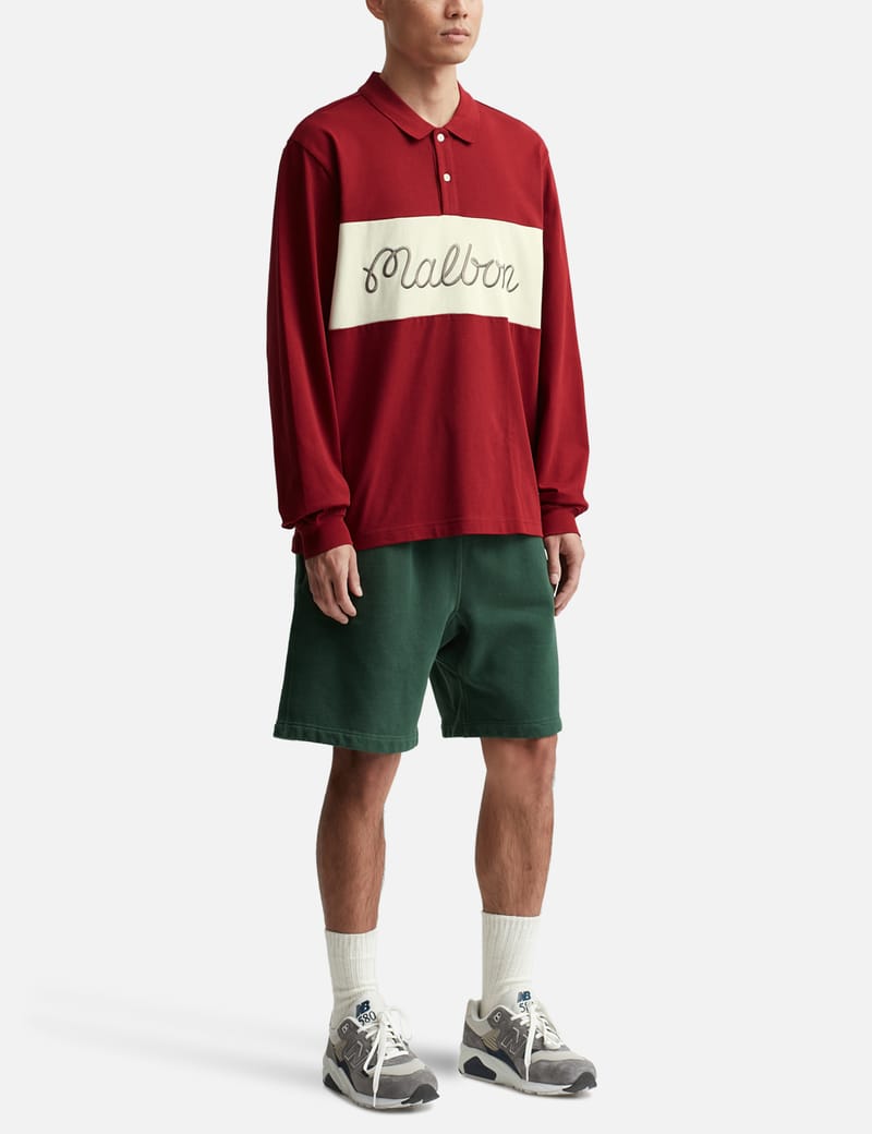 Malbon Golf - Murray Long Sleeve Polo | HBX - Globally Curated