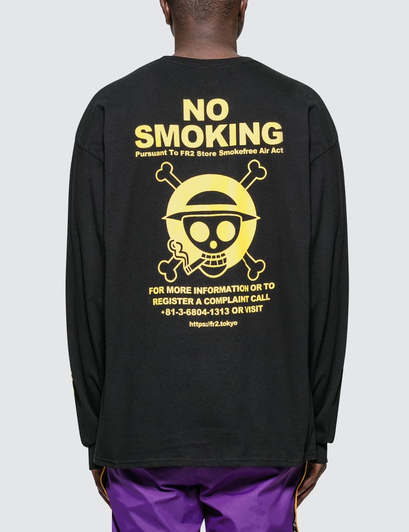 One Piece x #FR2 Smoking Kills L/S T-Shirt