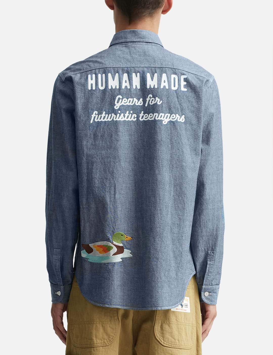 Human Made - Chambray Long Sleeve Shirt | HBX - Globally Curated 