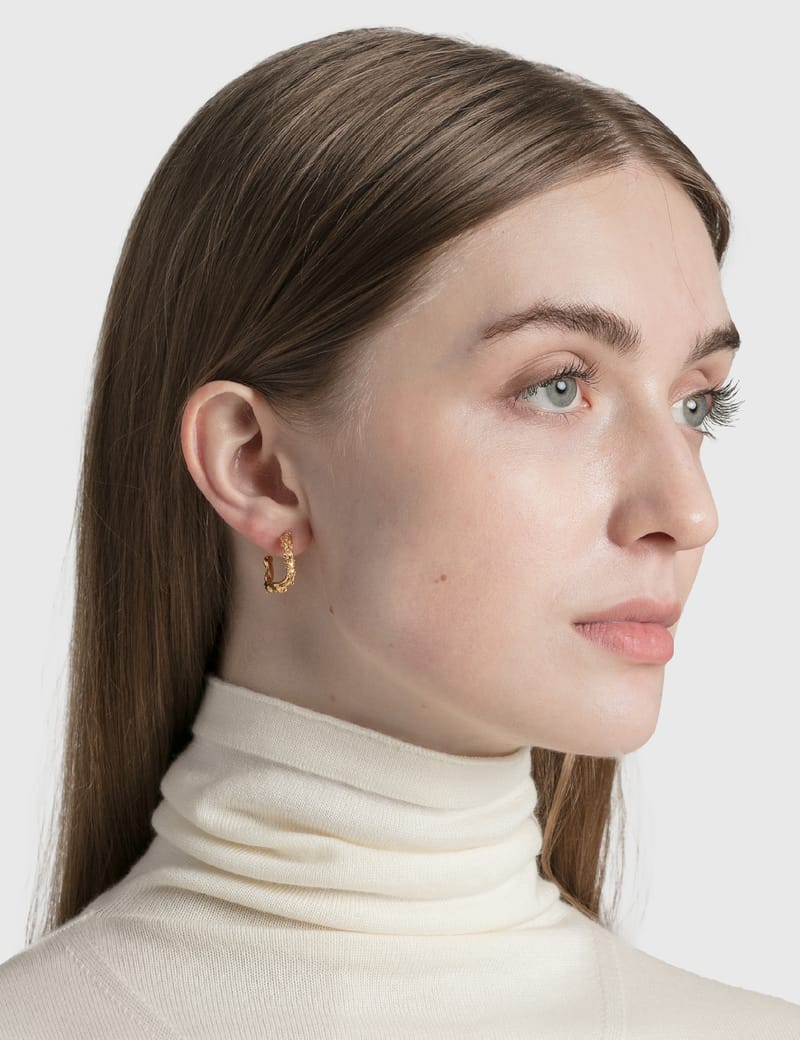 Alighieri The Lunar Rocks Hoop Earrings HBX Globally Curated