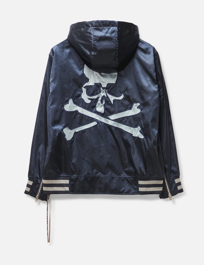 Mastermind Japan - HOODED VARSITY JACKET | HBX - Globally Curated