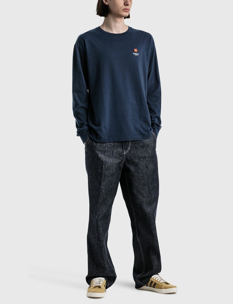 Kenzo - BOKE FLOWER Long Sleeve T-shirt | HBX - Globally
