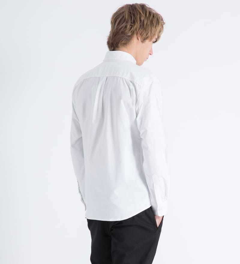 and wander - White Dry Ox Shirt | HBX - Globally Curated Fashion