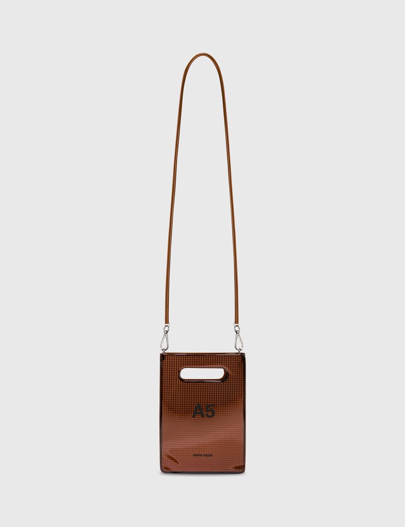 Nana-nana - Silver Sheet PVC A5 Bag | HBX