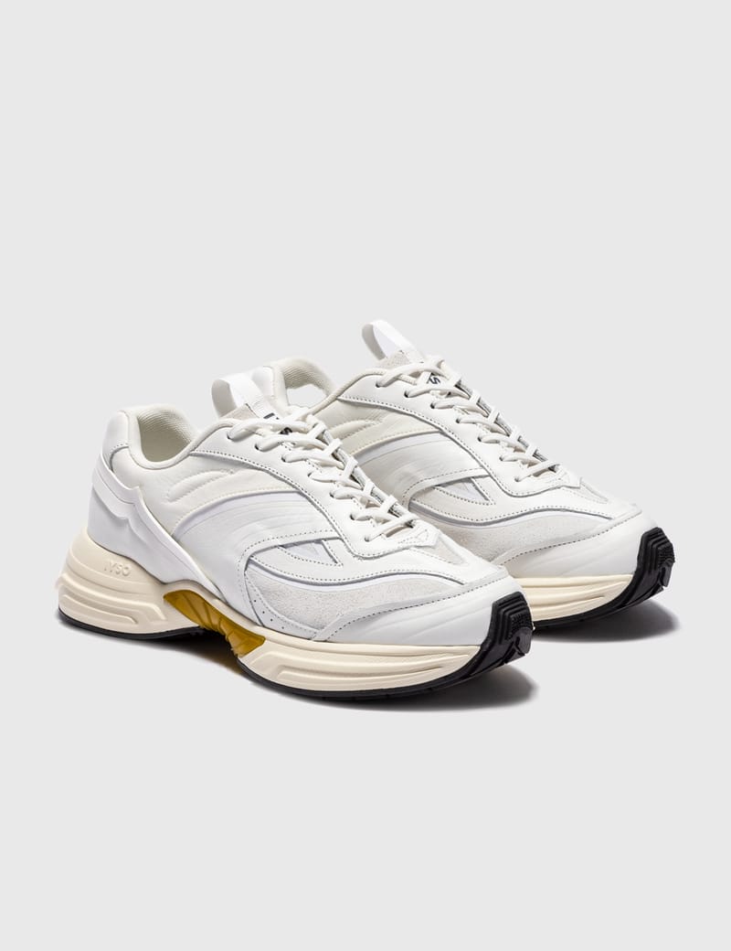 【IYSO】 ACUMIK AIRWAY WHITE IYSO Unisex Acumik Vintage White Low Top Sneakers & Trainers