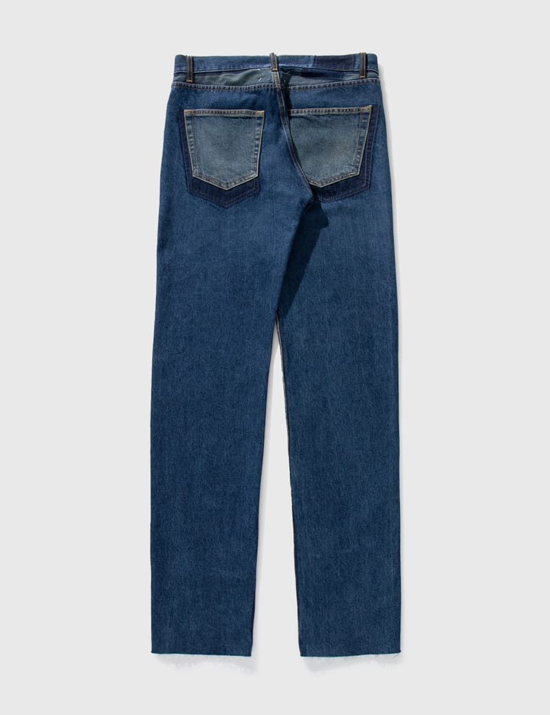 Maison Margiela - Denim Slip Technique' Oversized Jeans Maison Margiela - Denim Slip Technique' Oversized Jeans
