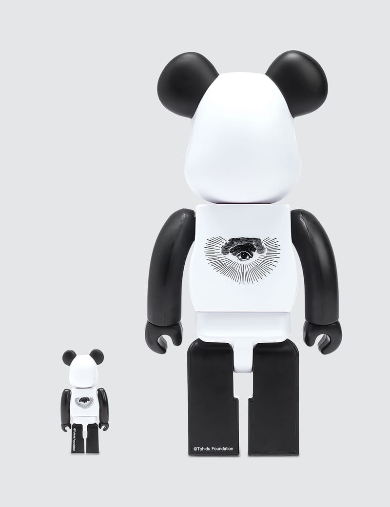 Medicom Toy - Fragment Design x Freemasonry 400% + 100% Be@rbrick