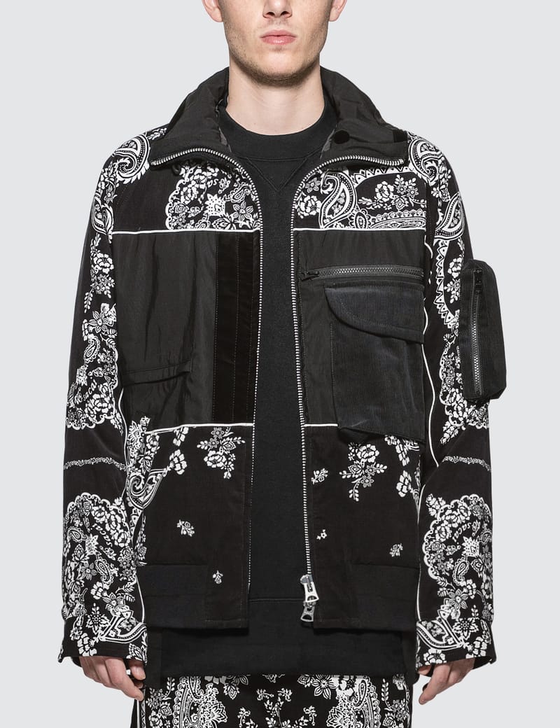 Sacai - Paisley Print Bandana Jacket | HBX - Globally Curated