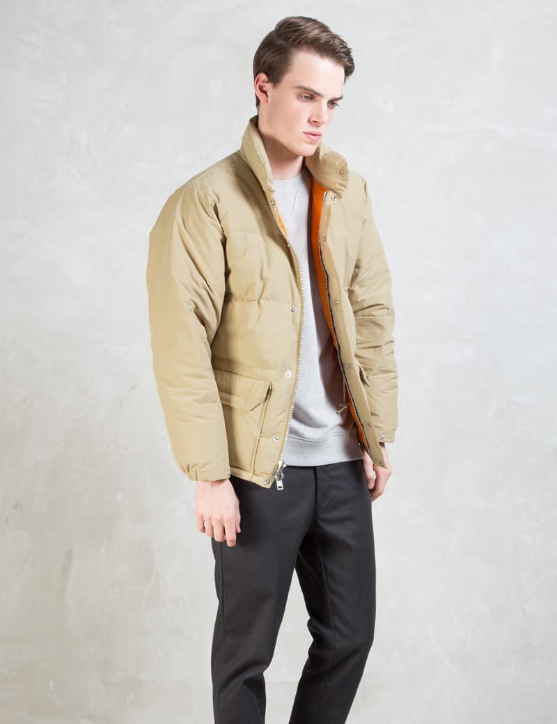 Human Made - Beige Down Jacket | HBX - Globally Curated Fashion