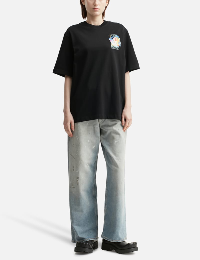 [Casablanca] クロシェ風 コットンニットシャツ Casablanca クロシェニット シャツ | マルチカラー | FARFETCH JP