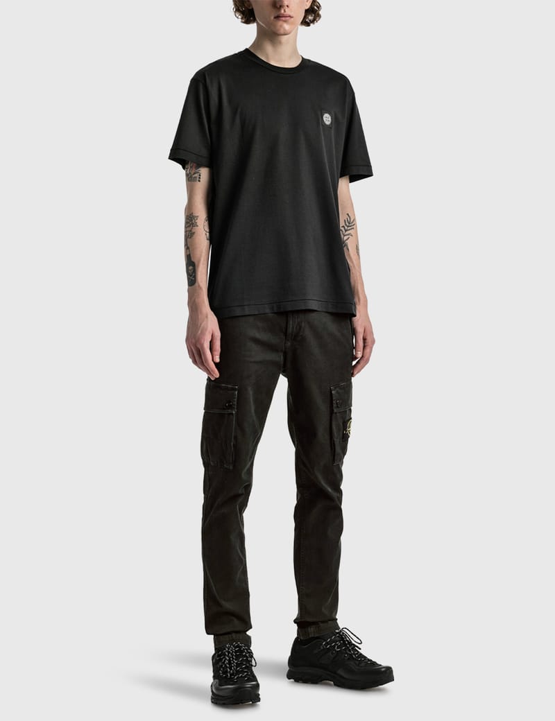 Stone Island - Garment Dyed Cotton T-Shirt | HBX - Globally