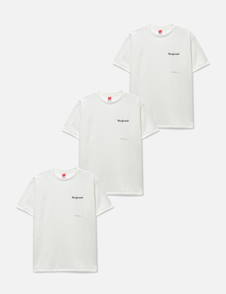 READYMADE READYMADE X HYPEBEAST 3PACK TSHIRT HBX Globally