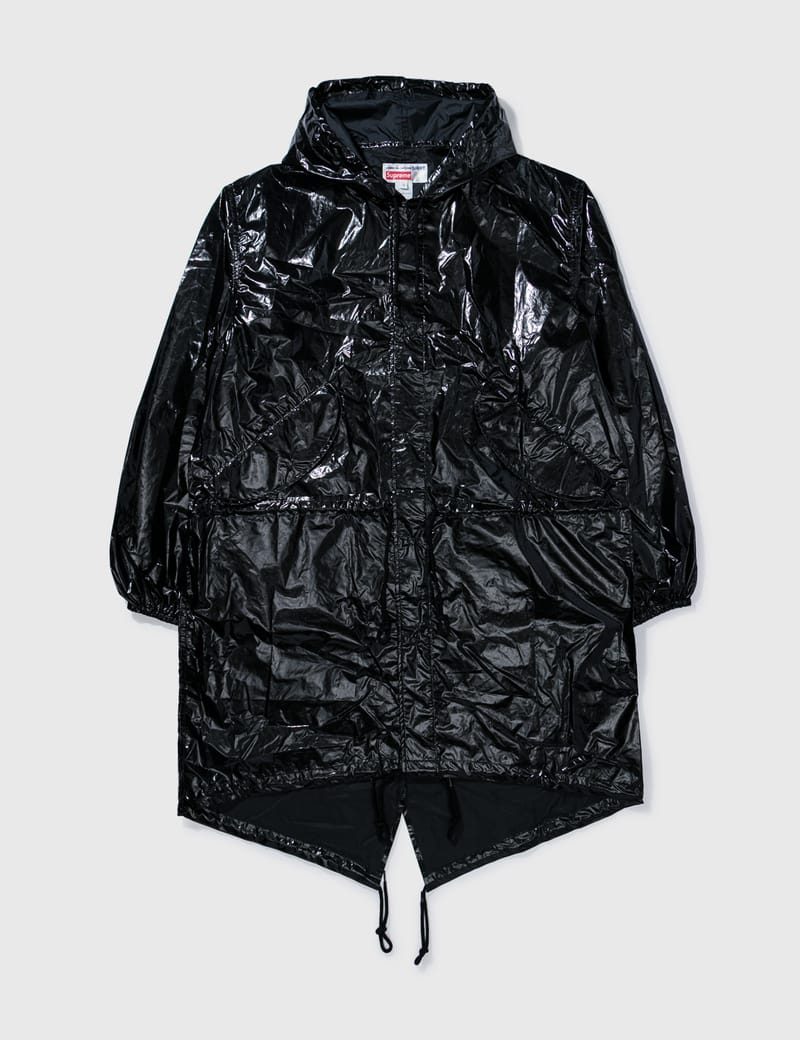 Supreme on sale black anorak