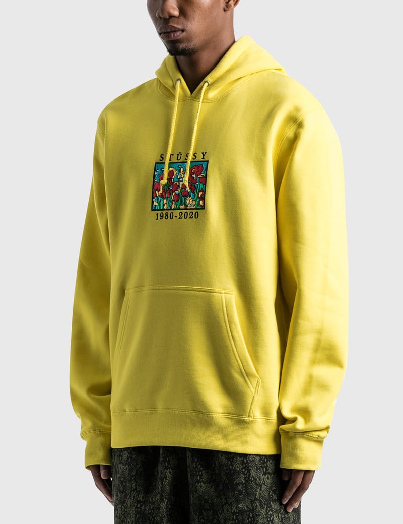 St ssy Stussy Irises App. Hoodie HBX Globally Curated