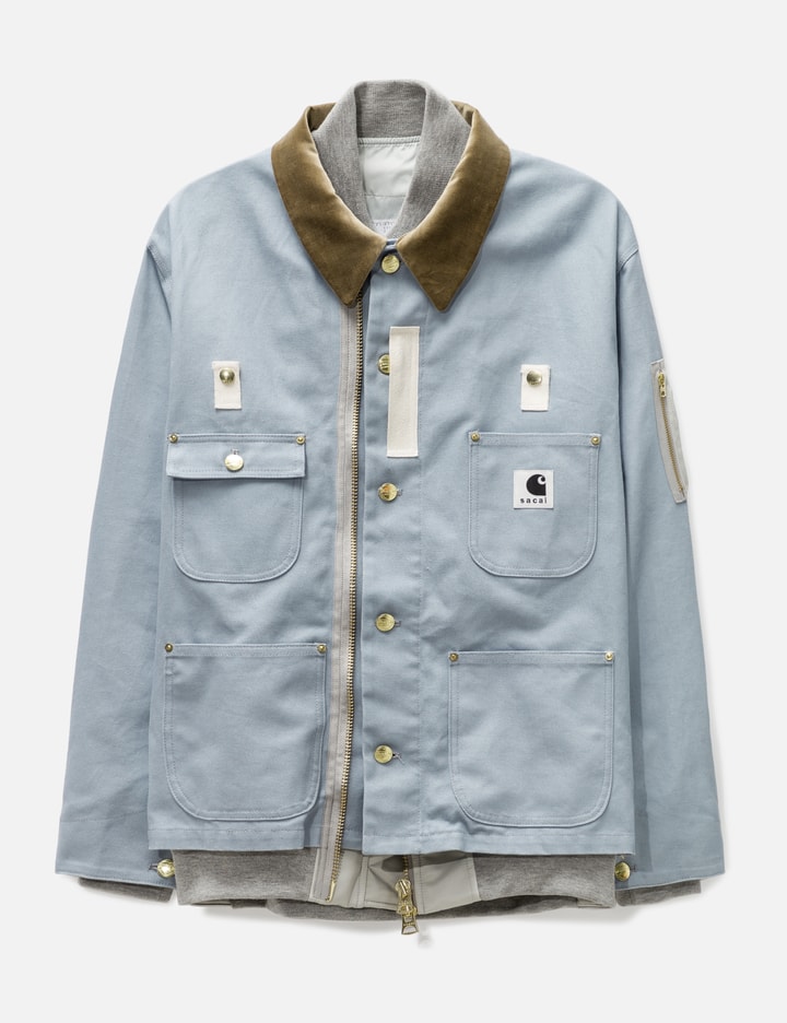 Sacai - Sacai X Carhartt WIP Canvas X MA-1 Jacket Michigan | HBX
