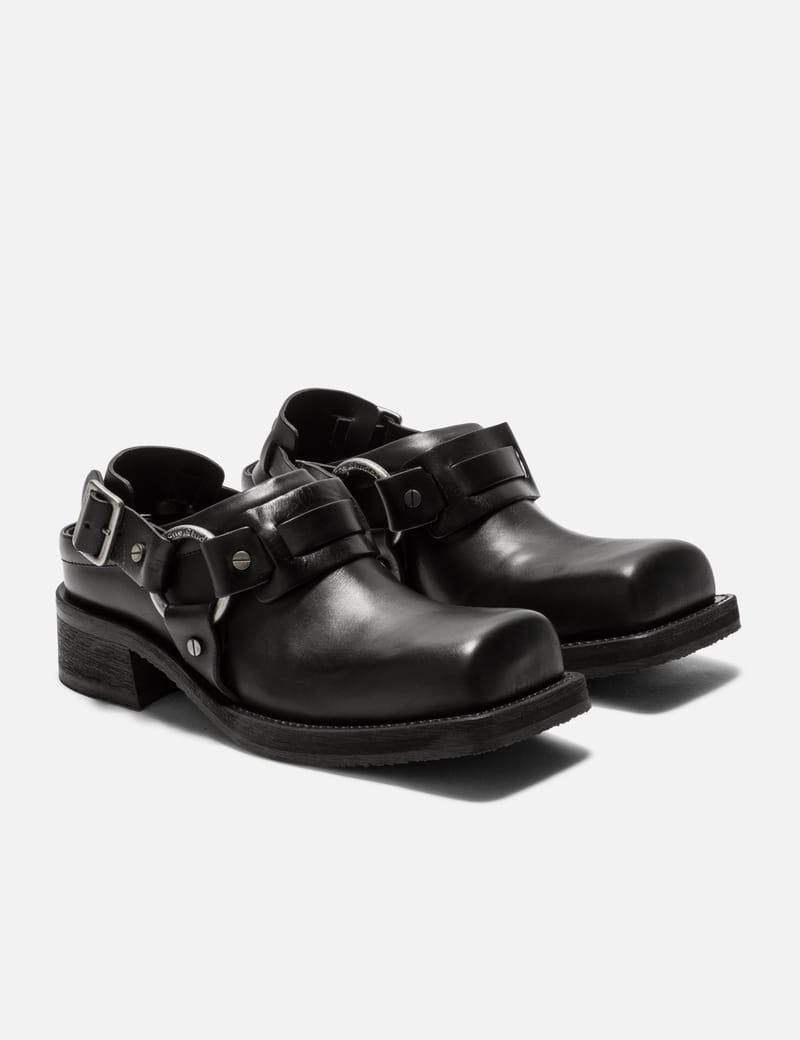 Acne Studios - Leather Buckle Mule | HBX
