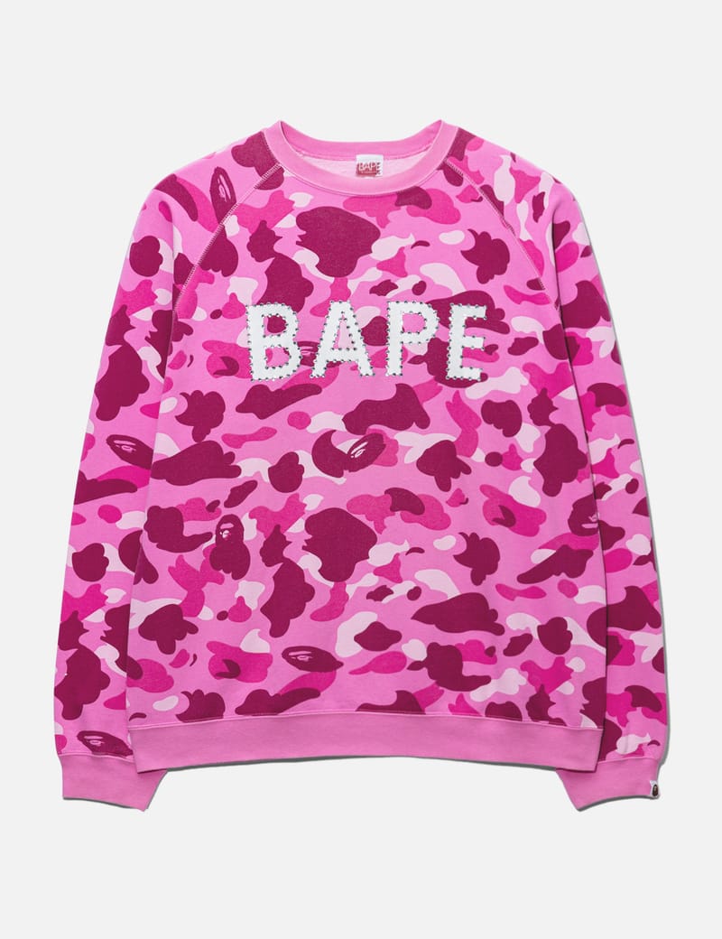 Pink 2025 bape crewneck