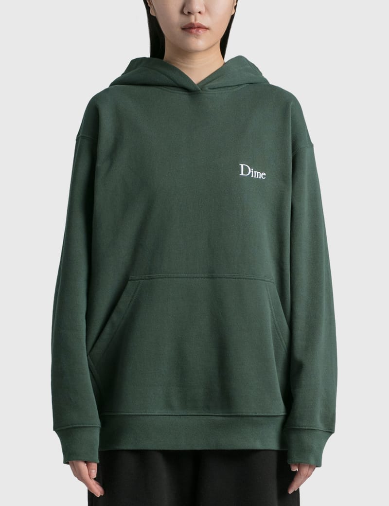 DIME ダイム CLASSIC LOGO EMBROIDERED HOODIE - パーカー