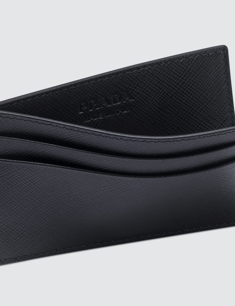 Prada - Credit Card Holder With Money Clip | HBX