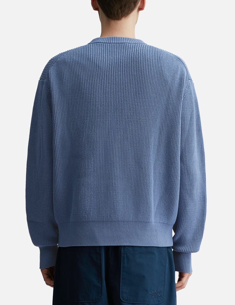 Maison Kitsuné - Bold Fox Head Patch Comfort Ribbed Sweater