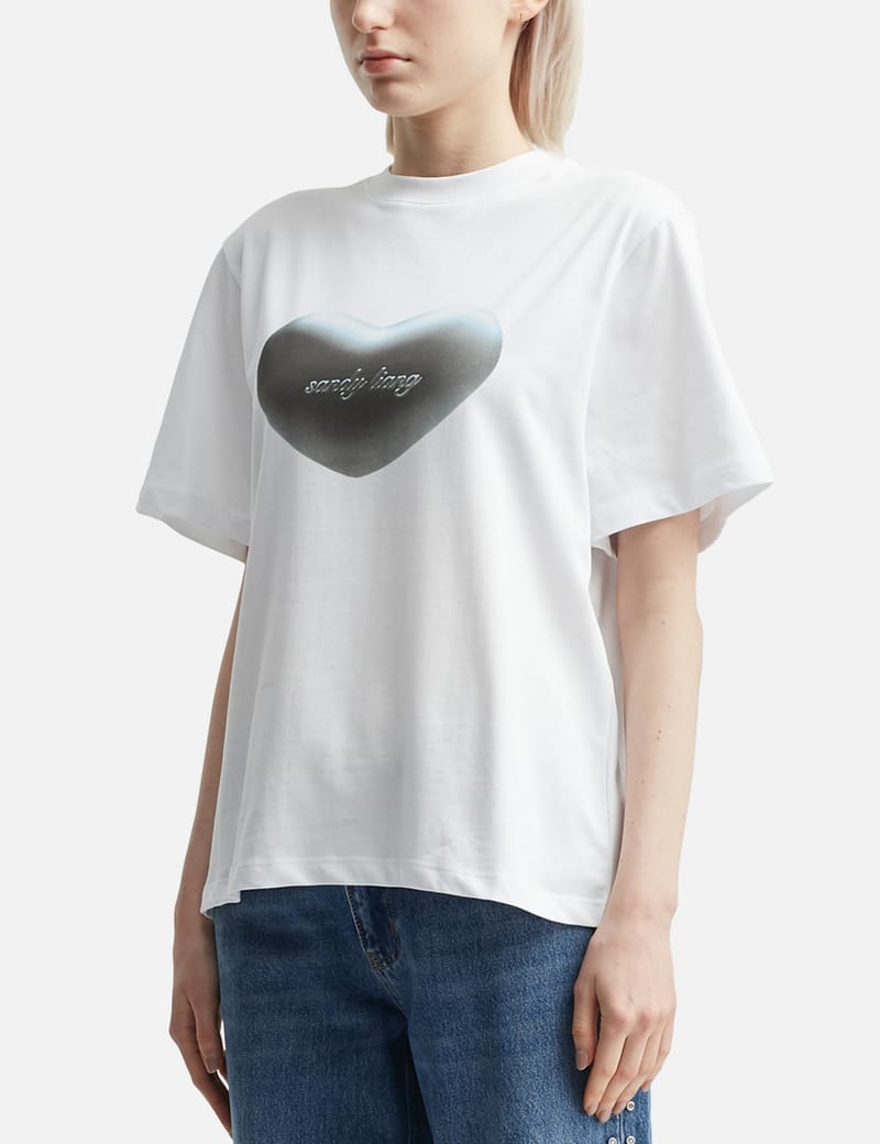Sandy Liang Heaven Tシャツ SANDY LIANG x Heaven BABY TEE | 후루츠패밀리