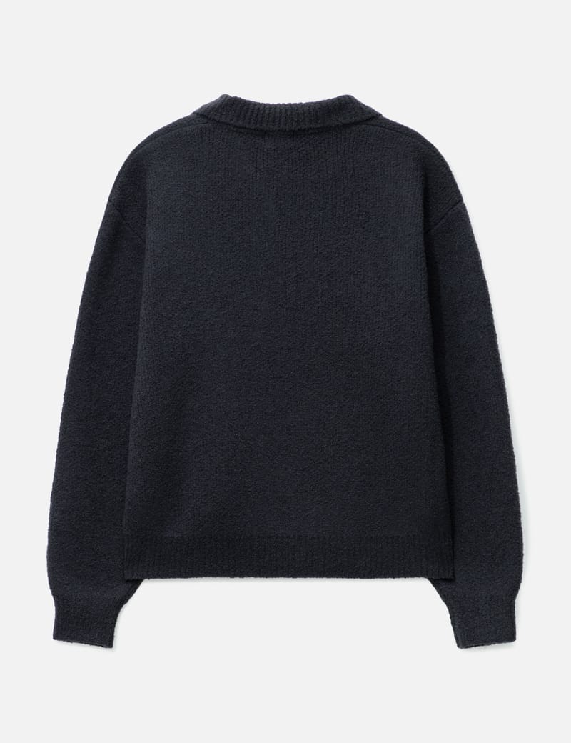 CLESSTE - Slub Pile Knit Polo | HBX - Globally Curated