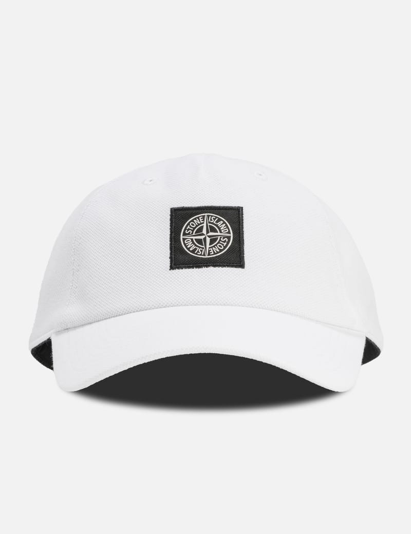 Stone Island - 99840 Cotton Piqué Logo Cap | HBX - Globally