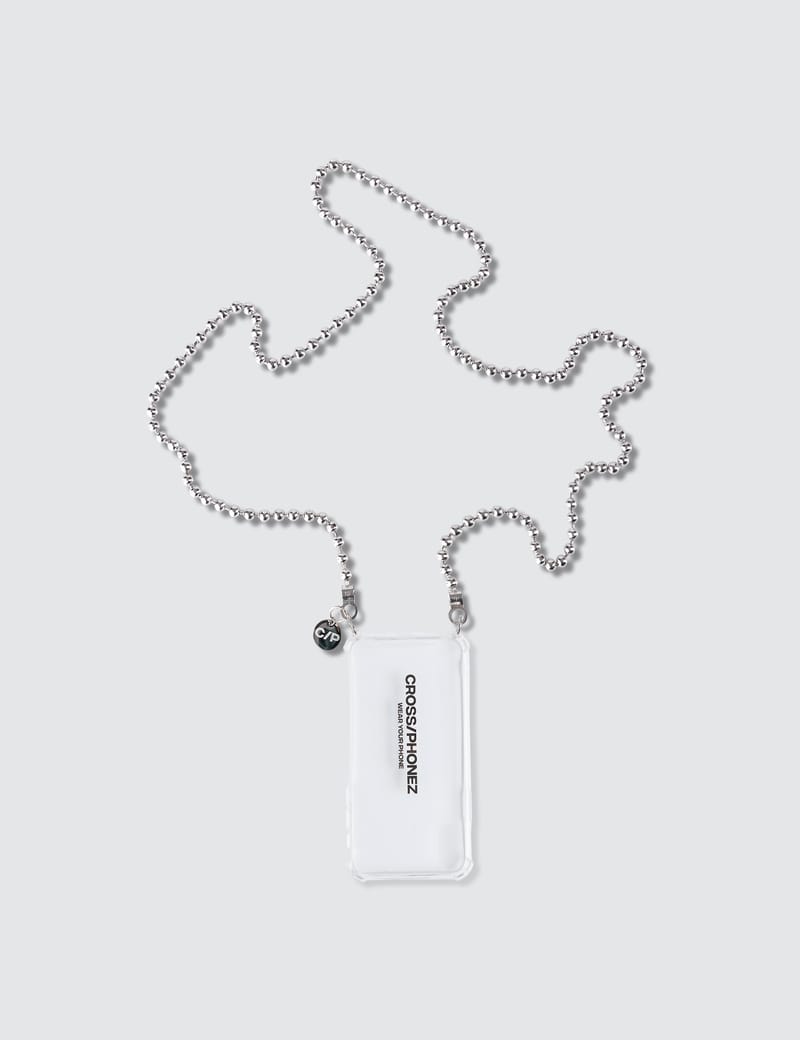 Cross/Phonez - Silver Ball Chain Iphone Case | HBX