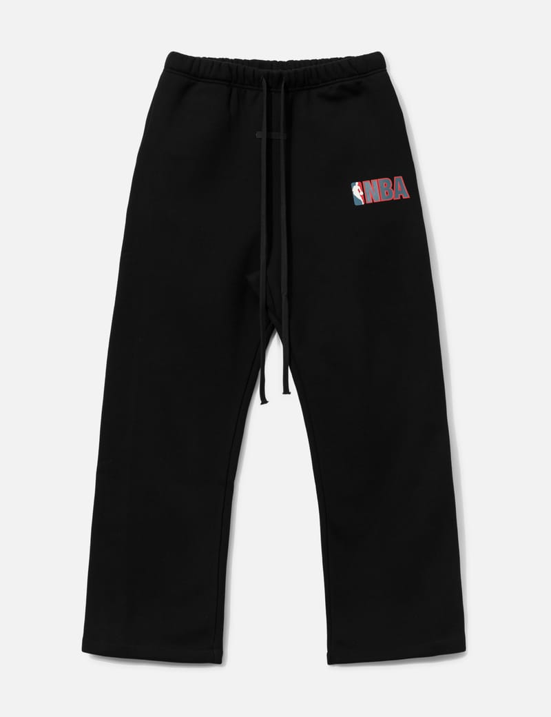Fear of God Essentials NBA Nylon Tearaway Pant - Black wide-leg